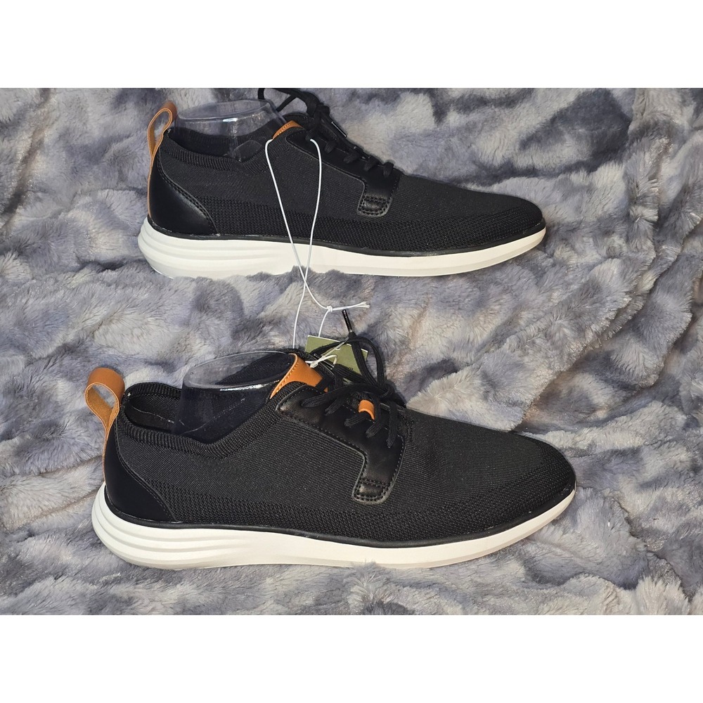 NWT Goodfellow & Co Mens‎ Black Knit Memory Foam Casual Lace Up Shoes Size 11